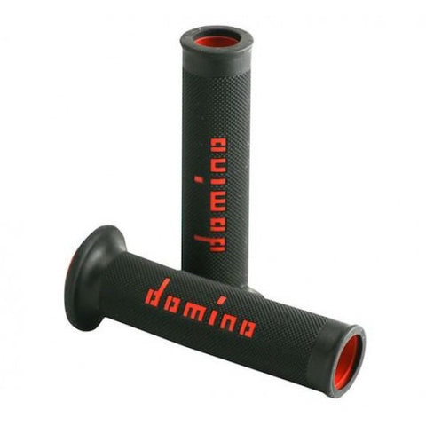 Domino MotoGP Dual Colored Checkered Grips - Multiple Colors - Apex Racing Development