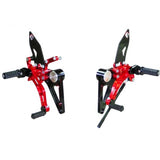 Adjustable Rearsets For Monster S2R / S4R / S4RS, Color: Black/x - Apex Racing Development