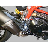 Adjustable Rearsets For Hypermotard 821/939, Color: Black/x - Apex Racing Development