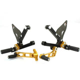 Adjustable Rearsets For SC/Sport 1000/Paul Smart/SS, Color: Black/RED/GOLD/SILVER - Apex Racing Development