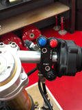 THREE BUTTON ENGINE RACE SWITCH FOR DUCATI PANIGALE V4 V4R V4S BRAKE MASTER MOUNTED OFFSET - Apex Racing Development