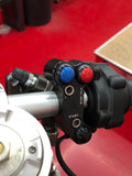 THREE BUTTON ENGINE RACE SWITCH FOR DUCATI PANIGALE V4 V4R V4S BRAKE MASTER MOUNTED OFFSET - Apex Racing Development